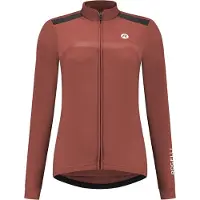 Rogelli Femmes, Maillot de cyclisme, Women's Long Sleeve T-Shirt MONO Brown XL (XL), Marron, XL