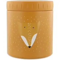 Trixie Thermos Lunchpot pour enfants - 500 ml - Mr. Fox - Acier inoxydable orange