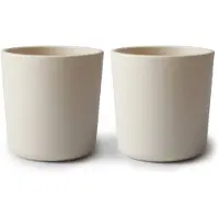 Mushie Dinnerware Cup tasse Ivory 2 pcs