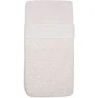 Jollein Drap pour Berceau Jollein Drap Berceau Slub Ivory-75 x 100 cm (Wieglaken)