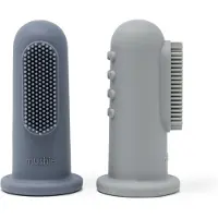 Mushie Bébé Brosse à Dents Stone 2 pc(s) Brosse(S) À Dents