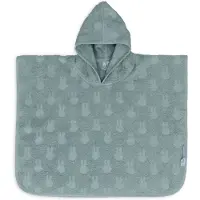 Jollein Poncho De Bain Éponge Miffy Jacquard Sea Green - Jollein