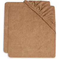 Jollein Housse de Matelas à Langer Jollein Badstof Biscuit (2-Pack)