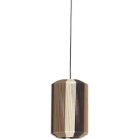 Light & Living Suspension - marron - Kozana - textile - E27 - 2982683 -