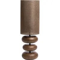 Light & Living Lampe de table Danialo bois avec marron 60cm