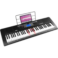 Max Keyboard met 61 toetsen - Rhapsody61L met lichtgevende toetsen - MIDI keyboard (61 Boutons), Synthétiseur, Noir