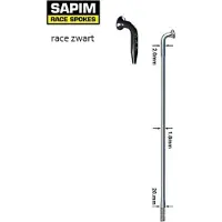 Sapim Rayon Race Inox J-bend 100 Unités