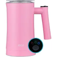 Moa Mousseur à lait - Sans BPA - Pour faire mousser et chauffer - Rose - MF1P