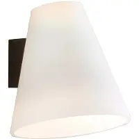 LUCANDE Applique Murale , Timido, dimmable, Blanc, Salon / séjour, Verre