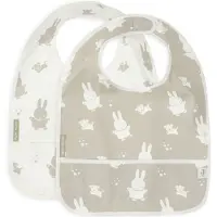 Jollein Lot De 2 Bavoirs Imperméables Miffy Snuffy Olive Green - Jollein