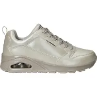 SKECHERS Baskets basses 'Uno - Galactic Gal' noir / blanc cassé