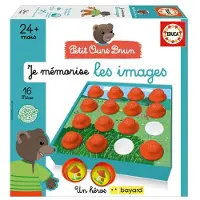 Educa Jeu d'adresse Educa Je memorise les images Petit ours brun