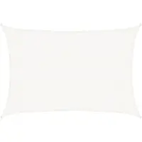 vidaXL Voile d'ombrage 160 g/m² Blanc 3x4,5 m PEHD