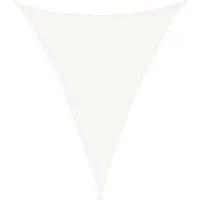 vidaXL Voile d'ombrage 160 g/m² Blanc 3x4x4 m PEHD