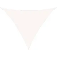 vidaXL Voile d'ombrage 160 g/m² blanc 3,5x3,5x4,9 m HDPE