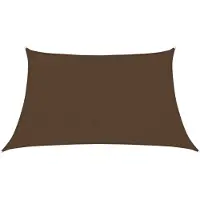 vidaXL Voile d'ombrage 160 g/m² Marron 3/4x2 m PEHD