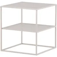 Ebuy24 Netz table basse , table d'appoint beige.