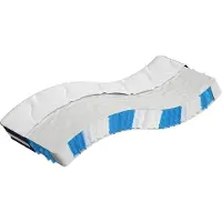 vidaXL Matelas à ressorts ensachés de fermeté moyenne 90x200 cm