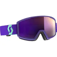 SCOTT Factor Pro Ski Goggles Violet Enhancer Purple Chrome/CAT2 Homme,Femme