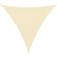 vidaXL Voile d'ombrage 160 g/m² Crème 4,5x4,5x4,5 m PEHD