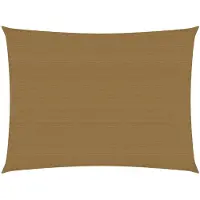 vidaXL Voile d'ombrage 160 g/m² Taupe 2x3 m PEHD