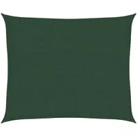 vidaXL Voile d'ombrage 160 g/m² Vert foncé 2,5x3 m PEHD