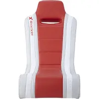 X Rocker Shadow 2.0, Fauteuil de jeu pour console, Assise rembourrée, Dossier rembourré, Polyvalent, Rouge, Blanc, Simili cuir, Polyuréthane