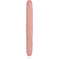 Realrock Dildo Double Fin 30,5 cm Marron