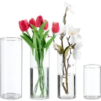 Relaxdays set de 4 vases (4x)