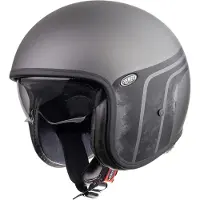 Premier Vintage Evo BTR, casque ouvert ,Mat Gris/Noir ,S