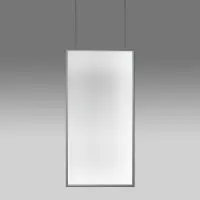 Artemide Discovery Space Suspension Rectangulaire Satinized aluminium | Standard | Push|DALI