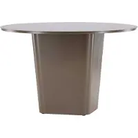 Ebuy24 Santa Fe table de jardin Ø120 marron.