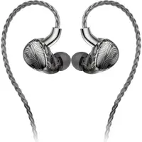 Fiio FA19 (Filaire), Écouteurs, Transparent, Noir