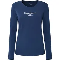 Pepe Jeans New Virginia Long Sleeve T-shirt Bleu XS Femme