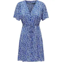 ONLY Robe 'ONLEvida' bleu / blanc