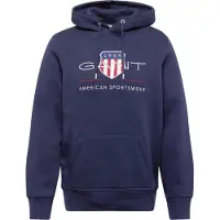 Gant Sweat-shirt marine / gris clair / rouge / blanc