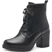 Marco Tozzi Bottines à lacets noir