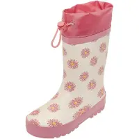 Playshoes Bottes en caoutchouc 'Margariten' jaune / rosé / rose ancienne / blanc