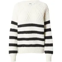 ONLY Pull-over 'Billie' noir / blanc