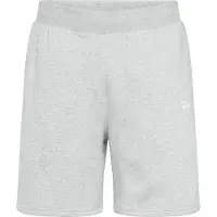 New Era Pantalon gris chiné / blanc