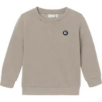 Name it Sweat 'NMMVimo' beige foncé / noir / blanc