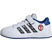 Adidas Baskets 'Marvel's Spider Grand Court' bleu / noir / blanc