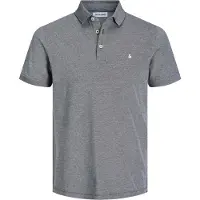 Jack & Jones T-Shirt 'JJEPaulos' gris chiné / blanc