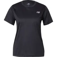 New Balance T-shirt fonctionnel 'Essentials' noir / blanc cassé