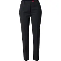 HUGO Pantalon à plis 'Hetana' noir