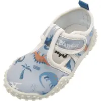 Playshoes Claquettes / Tongs 'Dino' bleu / orange / noir / blanc