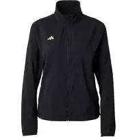 Adidas Veste de sport 'Adizero Essentials' citron vert / noir