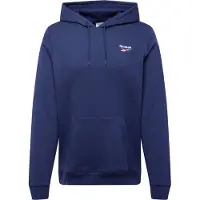 Reebok Identity Small Logo Hoodie Bleu S Homme