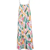 Vero Moda Robe d’été 'Kleo' vert / orange / framboise / blanc