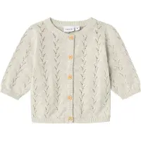 Name it Cardigan 'NKFBanni' beige chiné